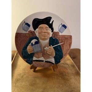 Davenport Pottery “Toby” Style Character Plate